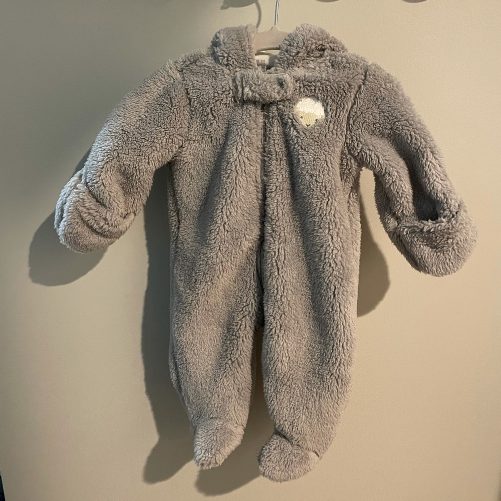 Baby Pram Jacket Bunting gray 3m